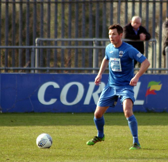 Tim Hicks scored two late goals for Haverfordwest County